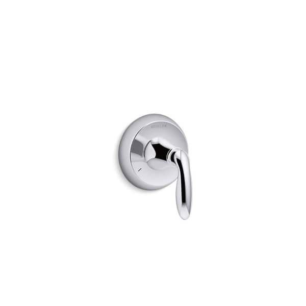 slide 1 of 1, Kohler Coralais Valve Trim for Transfer Valve with Lever Handle, Requires Valve Polished Chrome (K-T97831-4-CP)