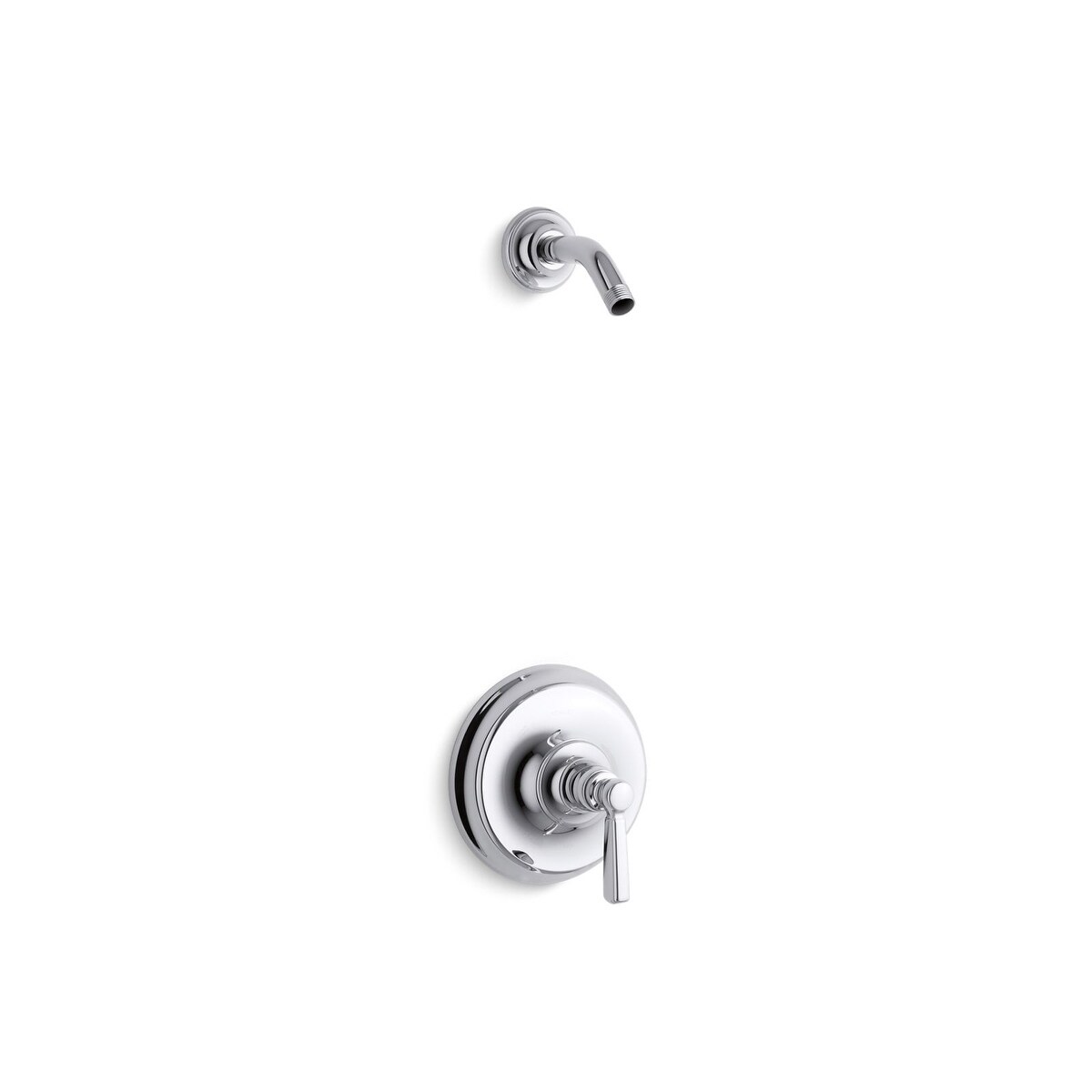 Shop Kohler Bancroft Rite Temp Shower Valve Trim With Metal Lever