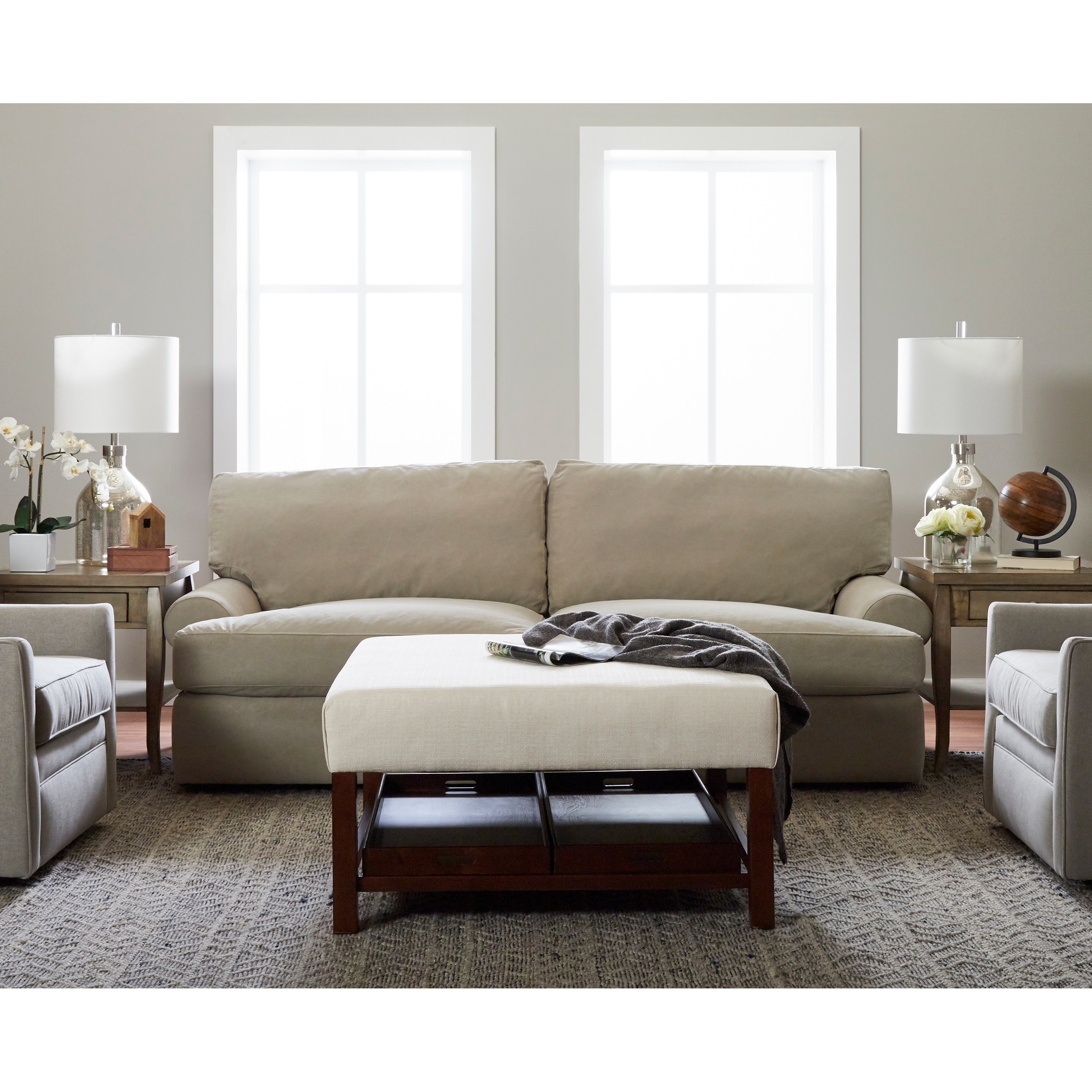 Townsend square arm 2024 upholstered sofa