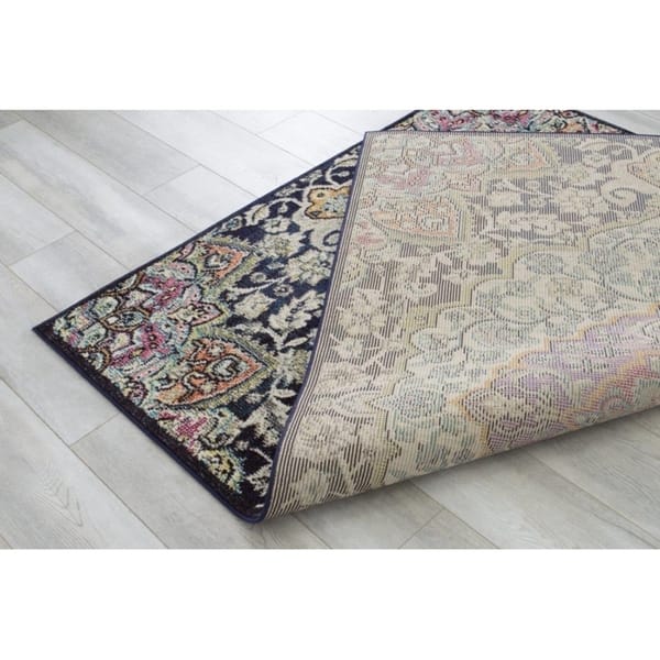 Avalon Rugs Wonderlust Bohemian Gypsy Collection Area Rug 8'x10' Blue ...