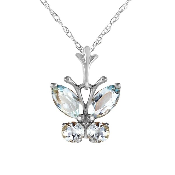 butterfly birthstone necklace