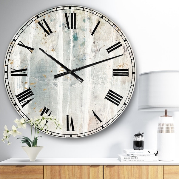 The Gray Barn Jartop 'A Woodland Walk into the Forest VI' Farmhouse Oversized Metal Clock. Opens flyout.