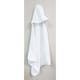 preview thumbnail 4 of 2, Terry Cloth Hooded Baby Towel White