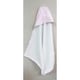 preview thumbnail 3 of 2, Terry Cloth Hooded Baby Towel Pink