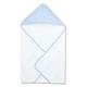 preview thumbnail 1 of 2, Terry Cloth Hooded Baby Towel Blue