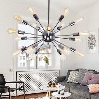 Strick & Bolton Miggy 18-light Chrome Chandelier - Chandeliers For Bedrooms by Overstock.com