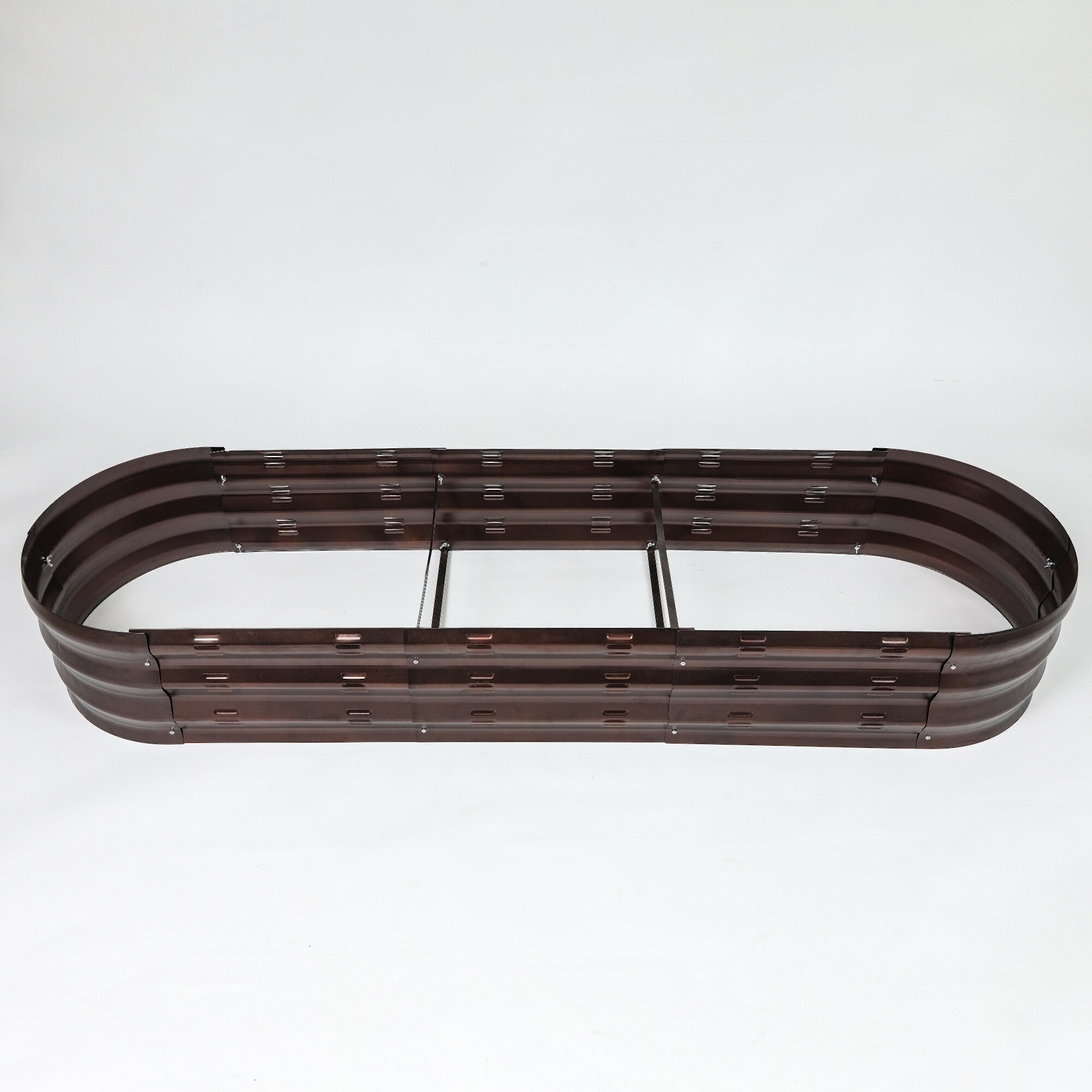 Metal Oval Garden Bed Brown eBay