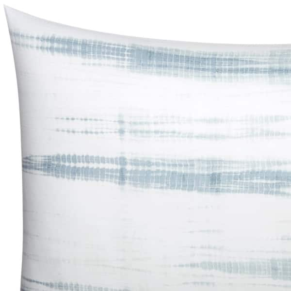 Shop Vera Wang Marble Shibori Blue Duvet Cover On Sale