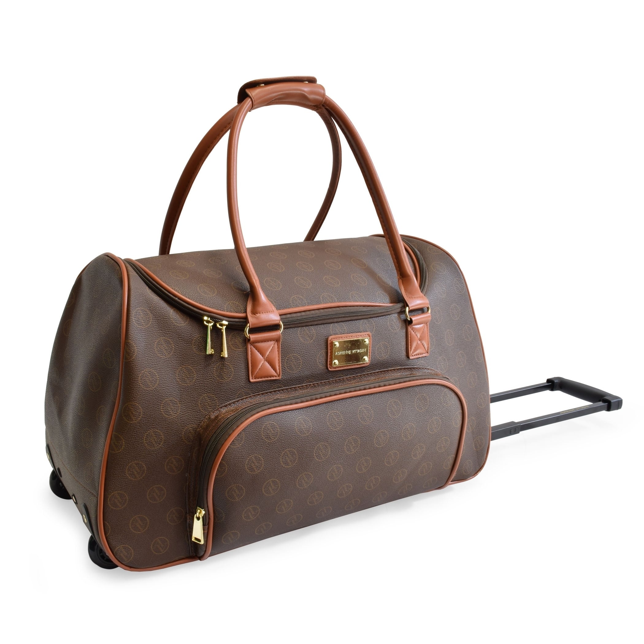 adrienne vittadini rolling duffel