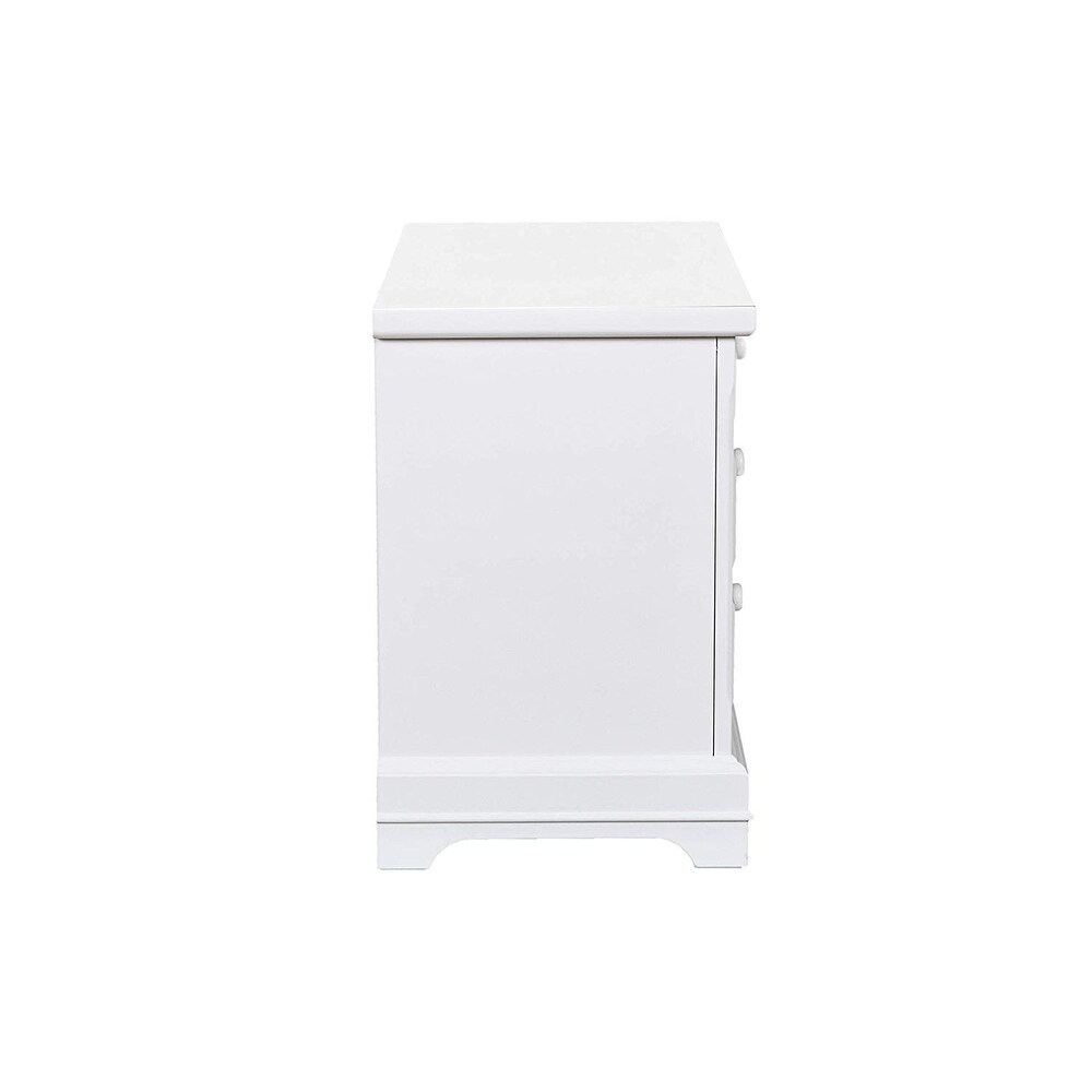 Copper Grove Pontoise Bright White 3 Drawer Youth Nightstand Overstock Com Shopping The Best Deals On Kids Nightstands 31709327