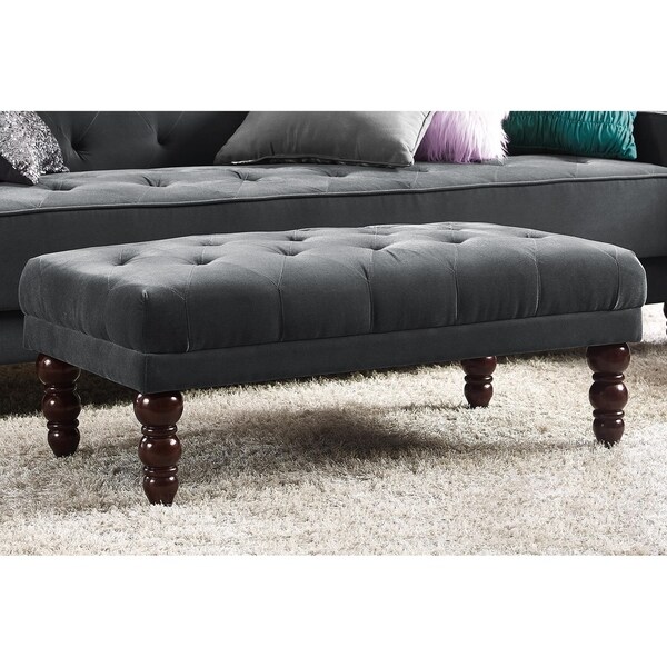 Novogratz vintage tufted ottoman discount