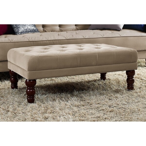 The Novogratz Vintage Tufted Ottoman Bed Bath Beyond 26436138
