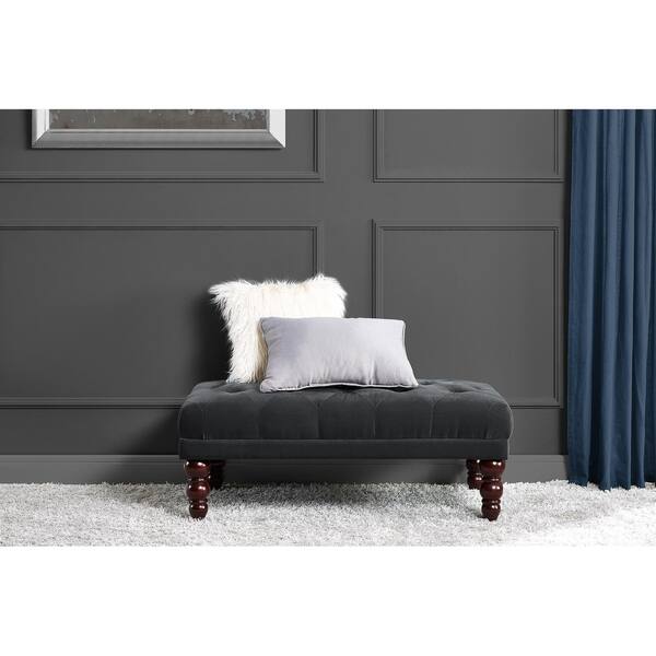 Shop Novogratz Vintage Tufted Ottoman Overstock 26436138
