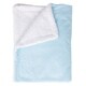 preview thumbnail 1 of 2, Mink Sherpa Baby Blanket Blue