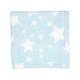 Plush Fleece Star Print Baby Blanket - Blue