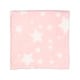 preview thumbnail 2 of 1, Plush Fleece Star Print Baby Blanket Pink