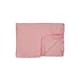 preview thumbnail 5 of 4, Solid Coral Fleece Baby Blanket with Satin Border