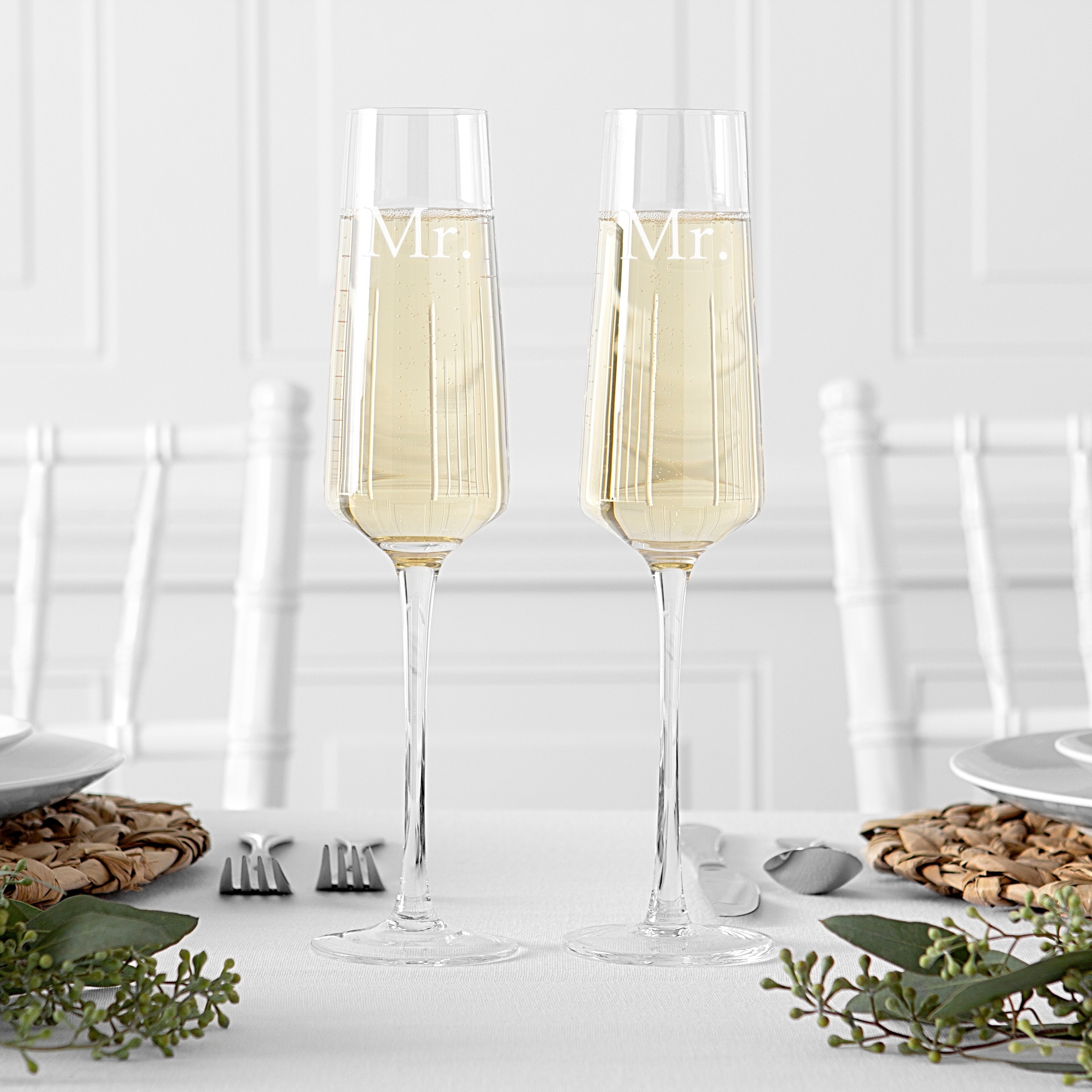 wedding champagne glass sets