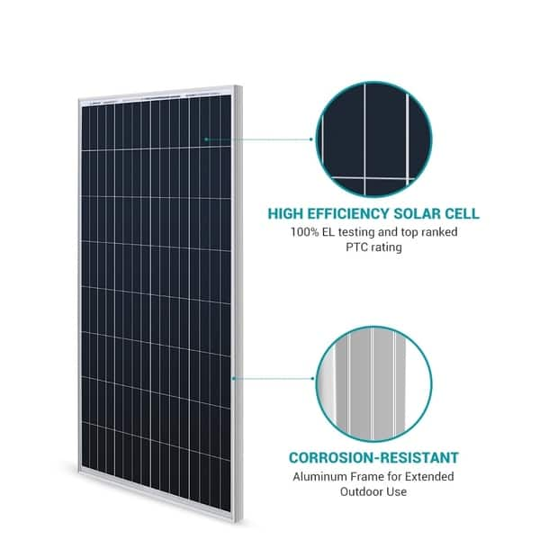 Shop 100 Watt 12 Volt Monocrystalline Solar Panel New