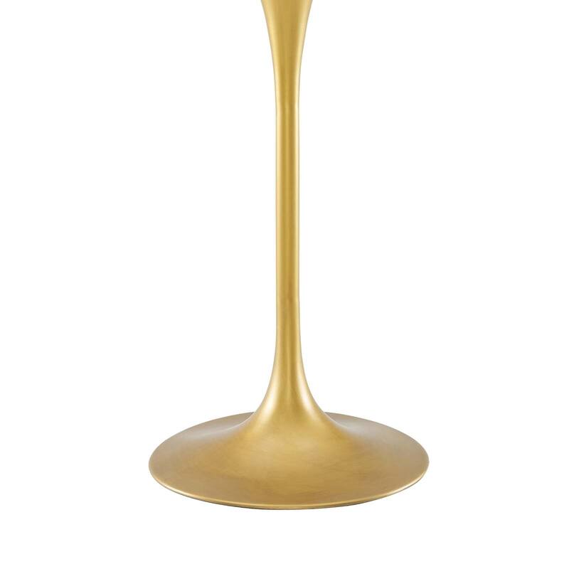 Strick & Bolton Lavallee Black Wood and Gold Bar Table