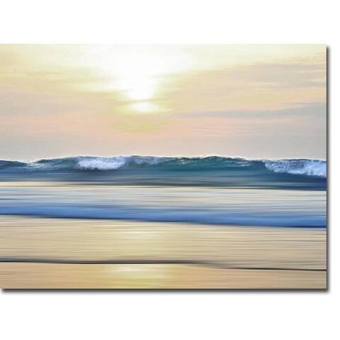 Waves by Maggie Olsen Gallery Wrapped Canvas Giclee Art (24 in x 32 in, Ready to Hang)
