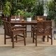 Havenside Home Hydaburg 5-piece Outdoor Extension Dining Set - Thumbnail 8