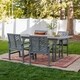 Havenside Home Hydaburg 5-piece Outdoor Extension Dining Set - Thumbnail 0