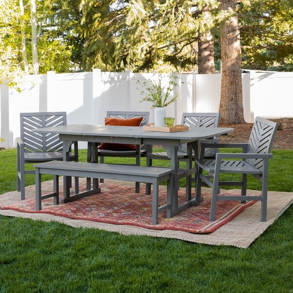 7-piece Outdoor Extension Dining Set
