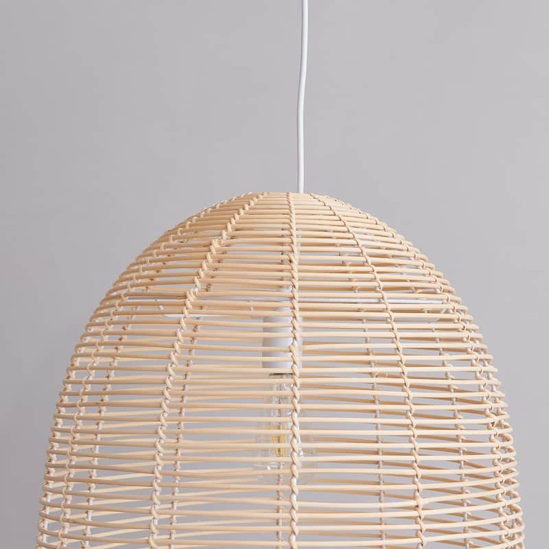 SEI Furniture Eclectic Rattan Pendant Light