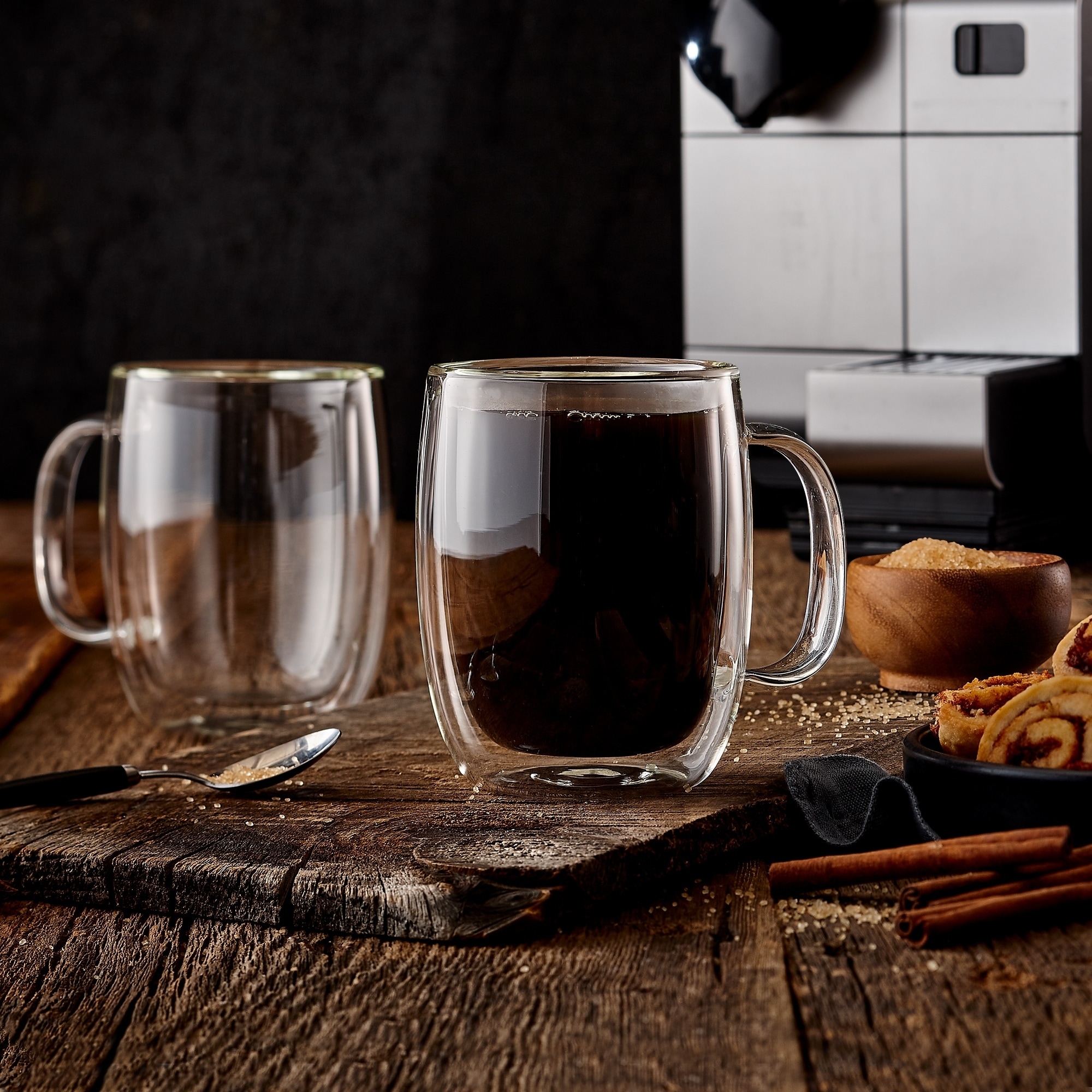 thermal glass mugs