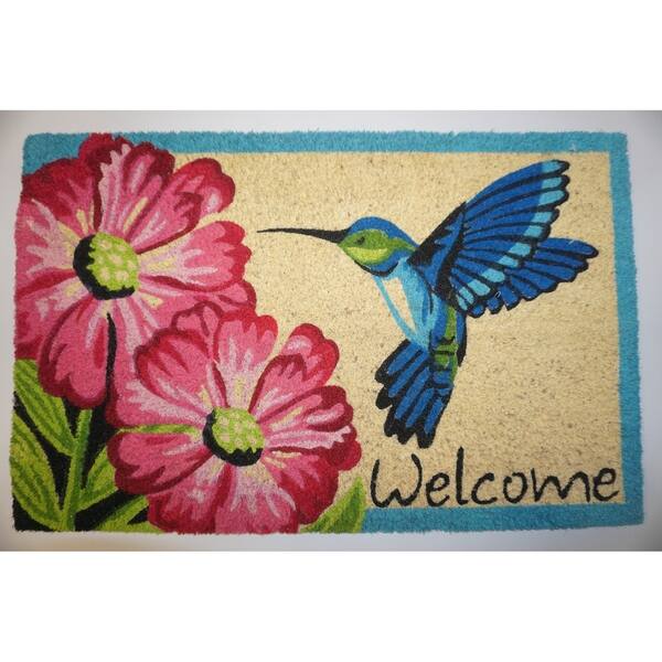 Hummingbird Welcome Mat Hummingbird Welcome Mat - Bed Bath & Beyond - 26441145