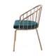 preview thumbnail 12 of 19, Doane Velvet Cushion Stainless Steel Dining Chairs (Set or 2) by Christopher Knight Home