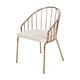 preview thumbnail 16 of 19, Doane Velvet Cushion Stainless Steel Dining Chairs (Set or 2) by Christopher Knight Home