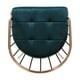 preview thumbnail 13 of 19, Doane Velvet Cushion Stainless Steel Dining Chairs (Set or 2) by Christopher Knight Home