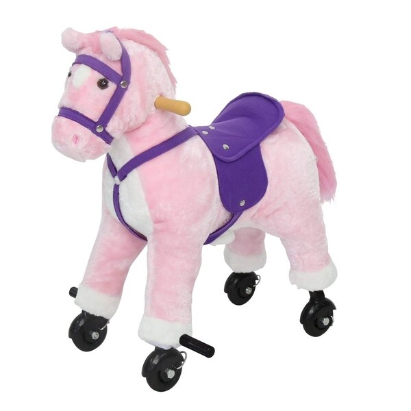 ride on plush pony