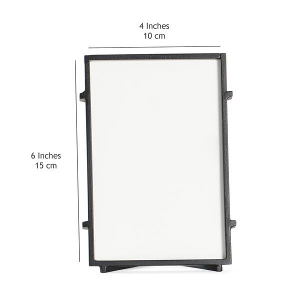 Naxos Black 46 Square Rod Photo Frame 4