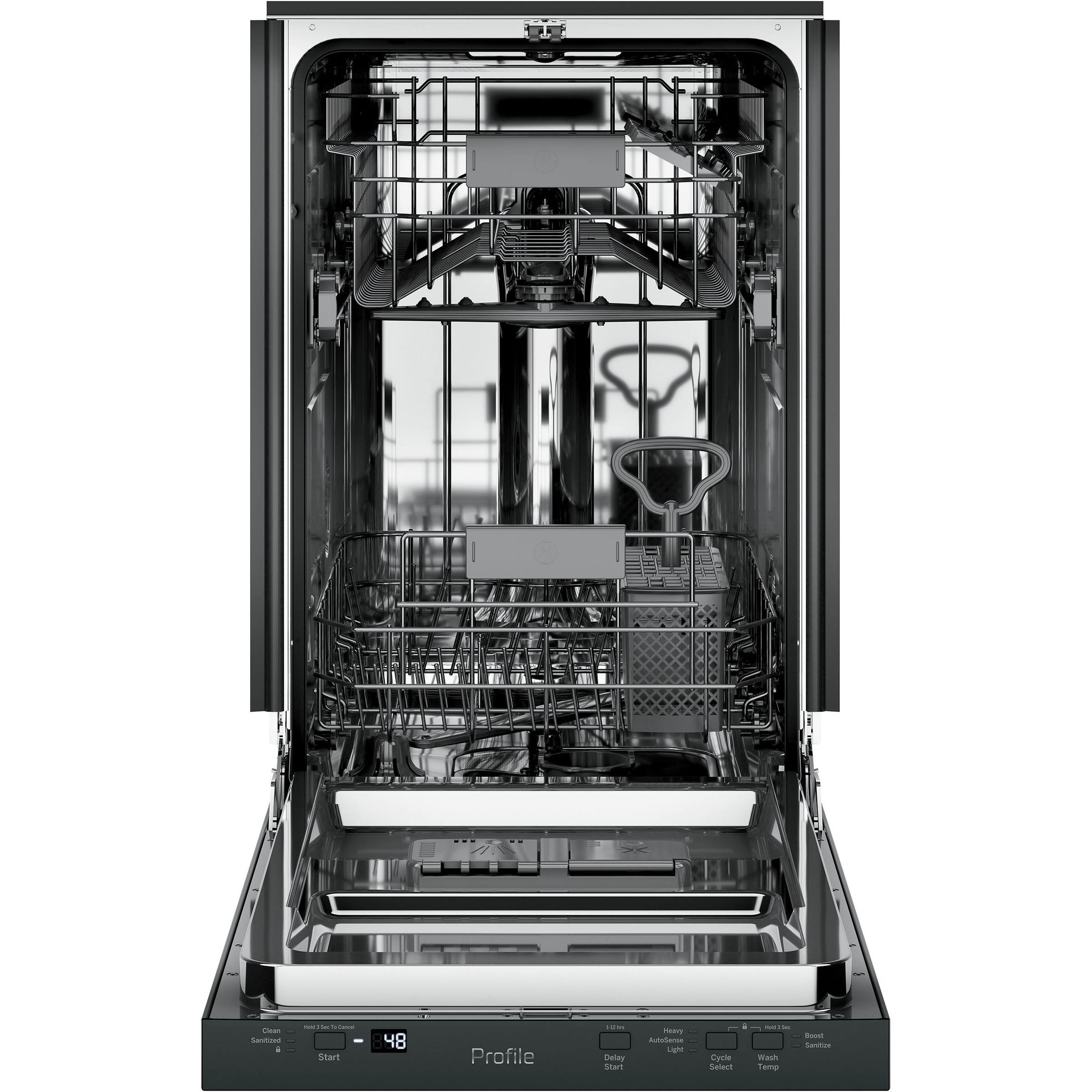 18 black stainless steel dishwasher