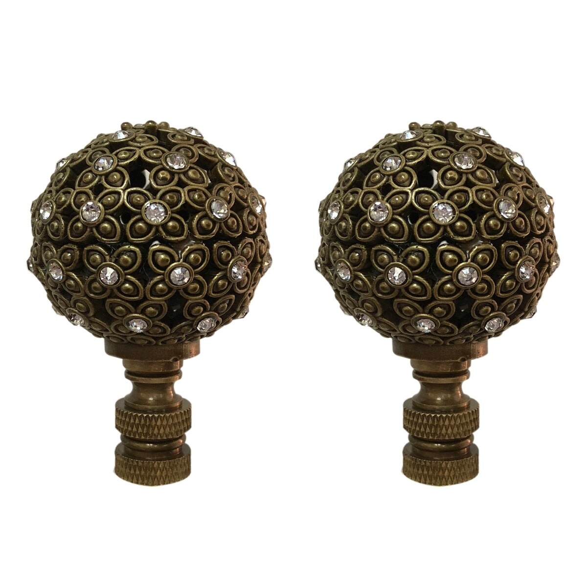 thumbnail image 2 of Crab Lamp Finial Antique Brass - Royal Designs, Inc 2 of 13
