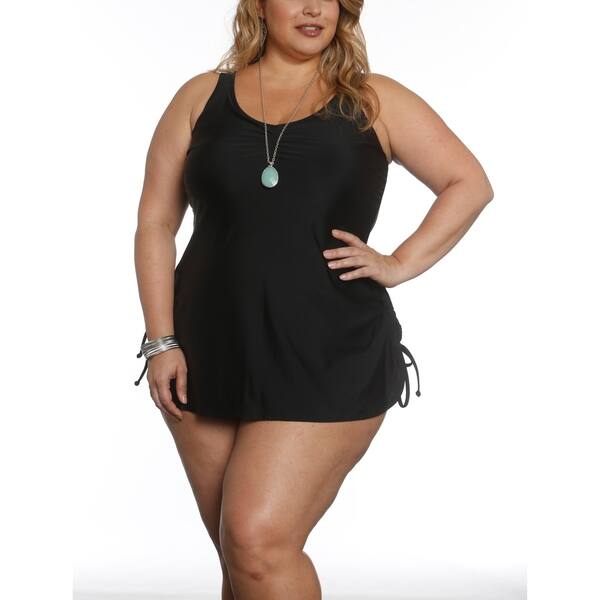 tank swim dress Tommy Bahama Womens Pearl Swimsuit - Black Free Country Women's Swim Dress