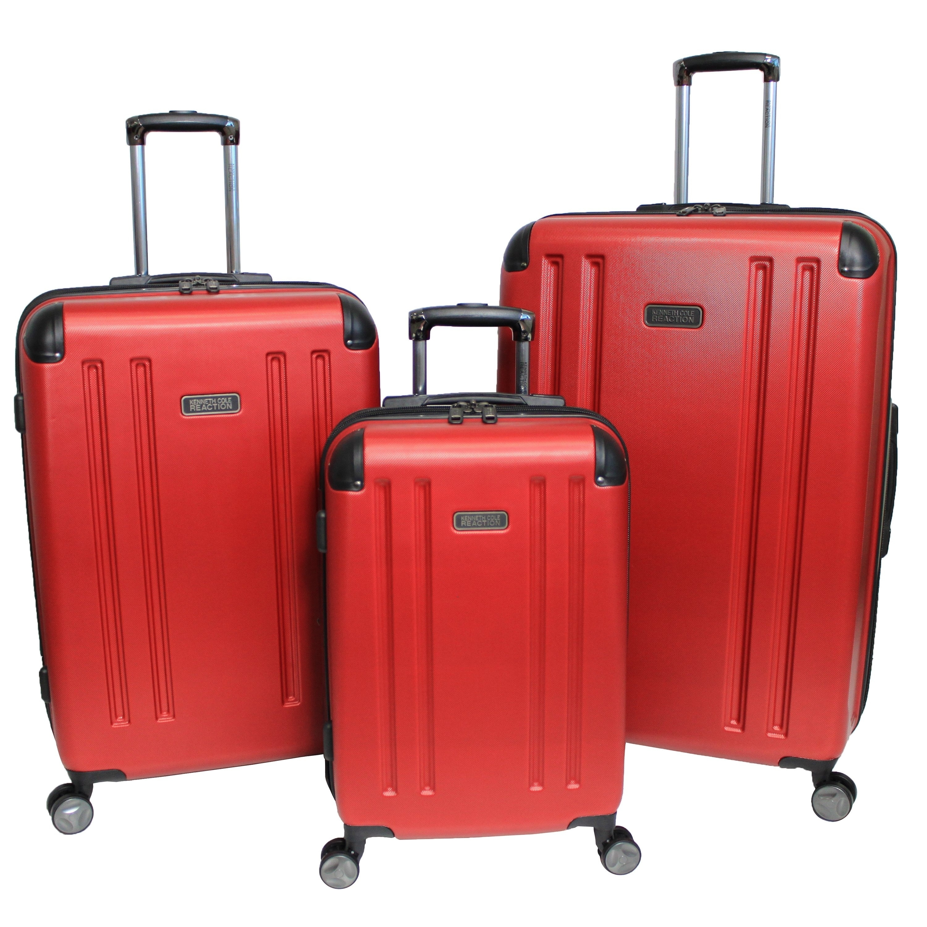 kenneth cole red luggage