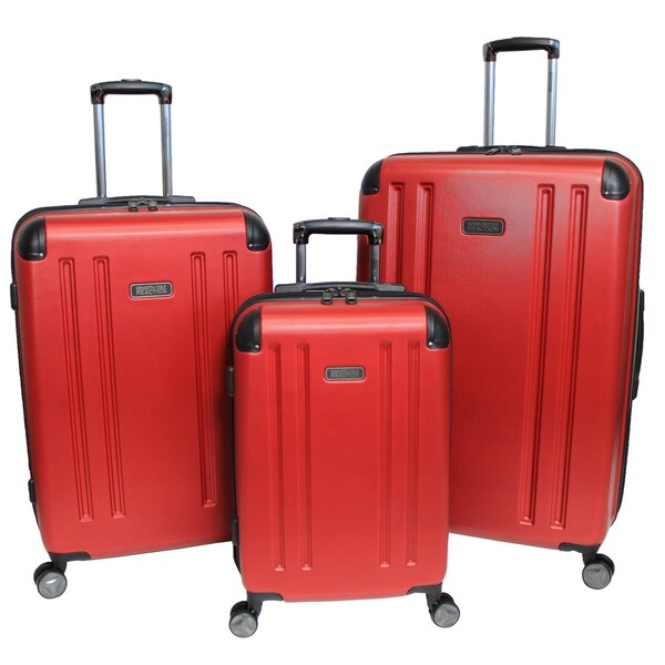 kenneth cole reaction red luggage