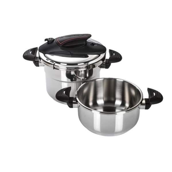 slide 2 of 3, Prisma 4&6 Qts Stainless Steel Pressure Cooker