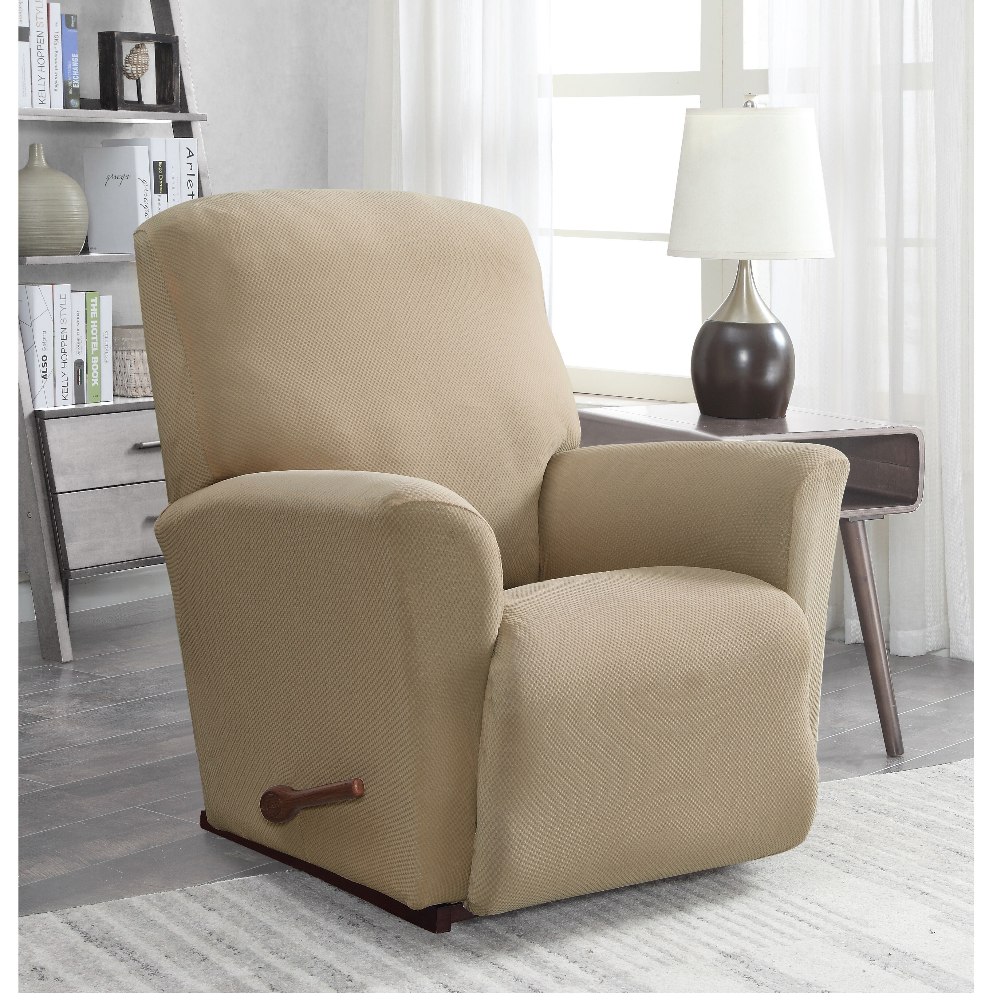 Pique Stretch Fit Furniture Chair Recliner Lazy Boy Cover Slipcover Many Colors Pique Stretch Fit Furniture Chair Recliner Lazy Boy Cover Slipcover Many Colors