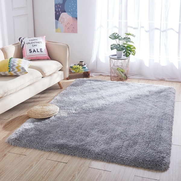 Contemporary Deep Pile Shaggy Soft Rug Two Sizes 5cm Pile Modern Medium Large