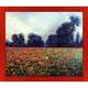 La Pastiche Claude Monet 'Poppies at Giverny' Hand Painted Oil ...