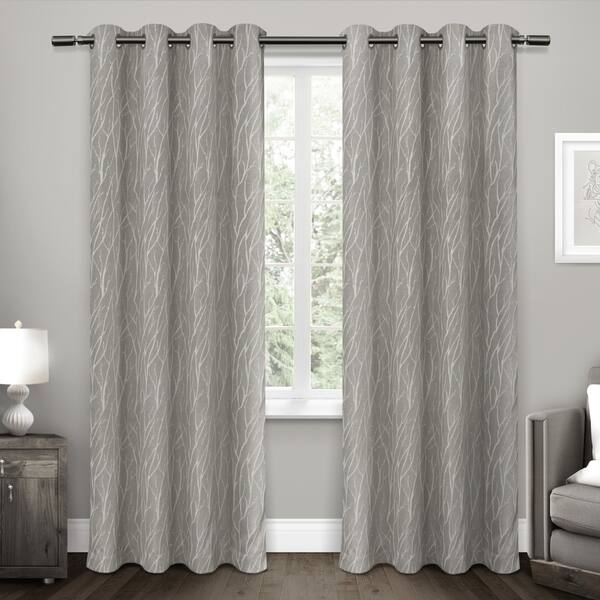 Shop Ati Home Forest Hill Woven Blackout Grommet Top Curtain Panel