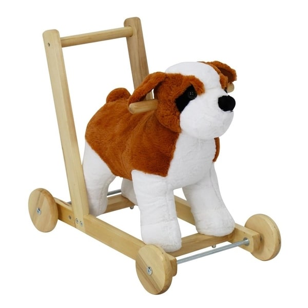 plush animal ride on toy