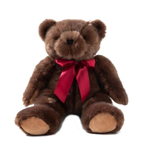 slide 2 of 2, HULALA HOME Sebastian Stuffed Bear - V11" x H10.5" brown