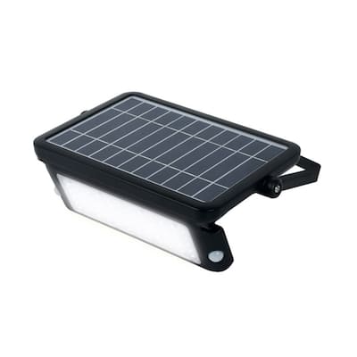 10W Solar Guardian PIR Wall Light, 1080lm, 4000K, IP65, Black