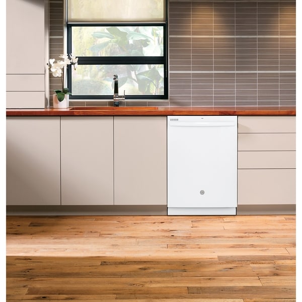 ge stainless steel dishwasher with hidden controls